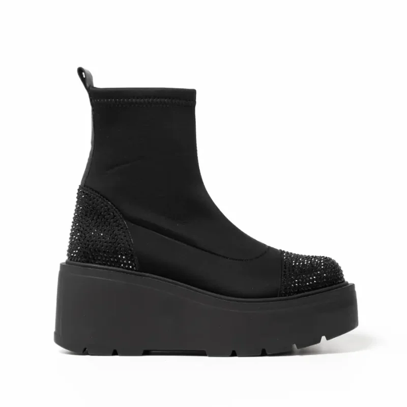 Hampstead Knee-High Boot - Siyah Buzagi Derisi